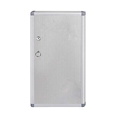 StorageMart Aluminium Safe Lock Cabinet with Wall Mount (48 Key Hooks), 27 X 5.5 X 47.5 CM, Silver - StorageMart