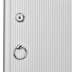 StorageMart Aluminium Safe Lock Cabinet with Wall Mount (72 Key Hooks), 40 X 5.5 X 47.5 CM, Silver - StorageMart