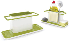 StorageMart Kitchen Sink Tidy Self Draining Caddy With Base Stand, 30.5 X 13 X 15 CM, Multi Color - StorageMart