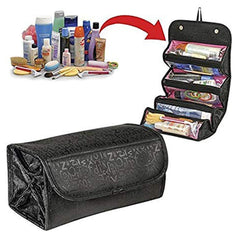 StorageMart Travel Cosmetic Toiletry Bag,9.5 x 4 x 5 Inch, Black - StorageMart